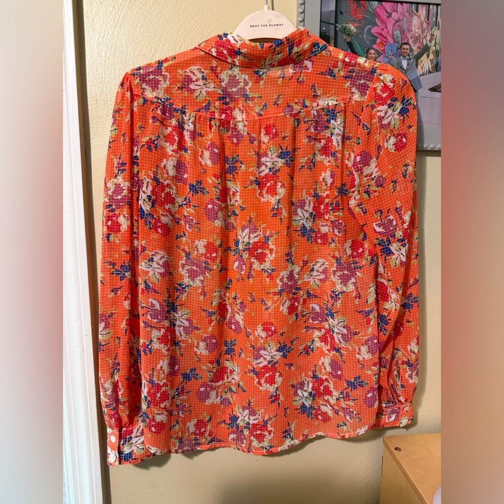 ModCloth Floral Blouse - Picture 4 of 4